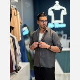 پیراهن لینن قواره باکسی