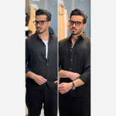 پیراهن لینن قواره باکسی