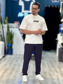 تیشرت کاپلی باکسی ماکان balenciaga رنگ سفید Mrtavan