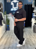 تیشرت کاپلی باکسی ماکان balenciaga رنگ مشکی Mrtavan