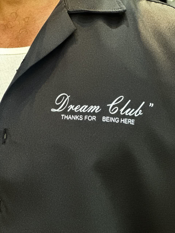پیراهن مردانه باکسی dream club رنگ مشکی برند mrtavan