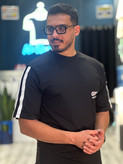 ست تیشرت شلوارمردانهGive up رنگ مشکی برند mrtavann