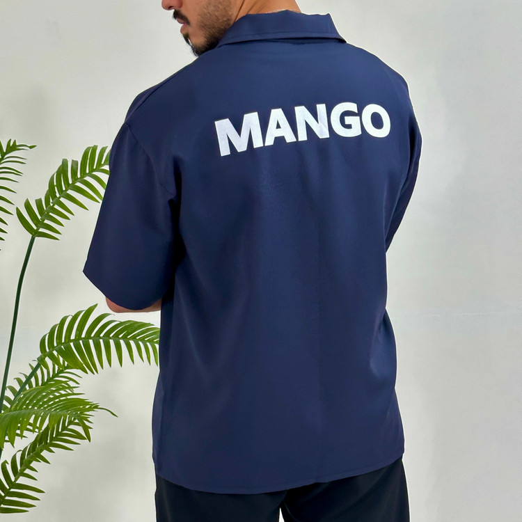 پیراهن مردانه باکسی مازراتی Mango | پارچه گرم بالا | لخت و ریزشی خنک ویژه تابستان | با ضمانت