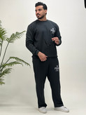 ست بلوز شلوارمردانه پارچه مراکشی استین بلند پاییزه و زمستانه | نرم و ریزشی بدون پلاستیک | قواره باکسی| با ضمانت